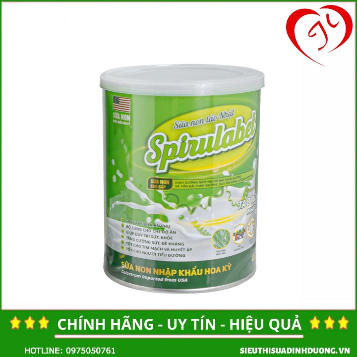 SỮA NON TẢO NHẬT SPIRULABET- SỮA NON DINH DƯỠNG CHO NGƯỜI TIỂU ĐƯỜNG