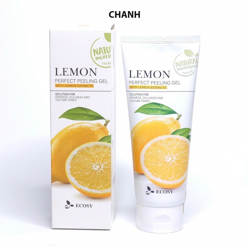 GEL TẨY TẾ BÀO CHẾT CHANH ECOSY LEMON PERFECT PEELING GEL 180g