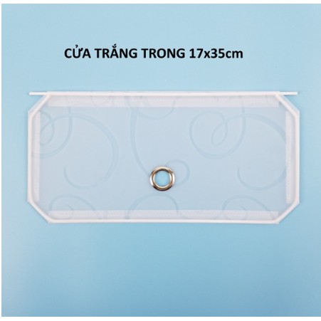 Bán lẻ cửa nhựa 17x35cm lắp ráp tủ quần áo, chuồng quây chó mèo, kệ để đồ ( tặng 2 chốt/ tấm)