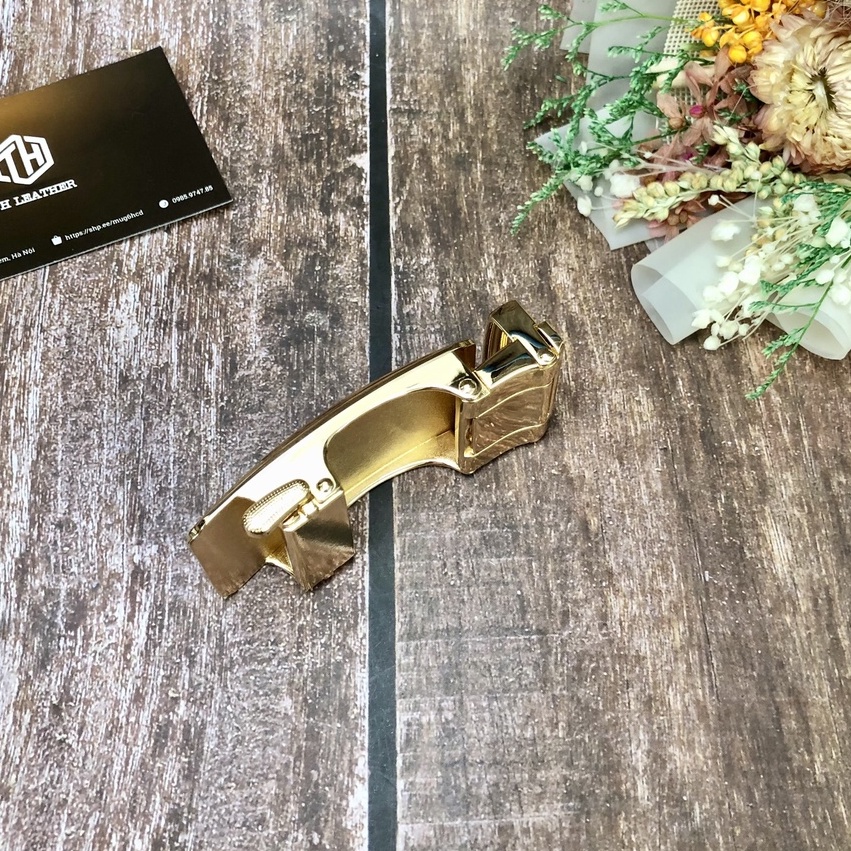 Đầu Khóa Thắt Lưng Nam Khóa Tự Động, Mặt Dây Nịt Khóa Tỳ Hợp Kim 3.5 cm Logo Xe