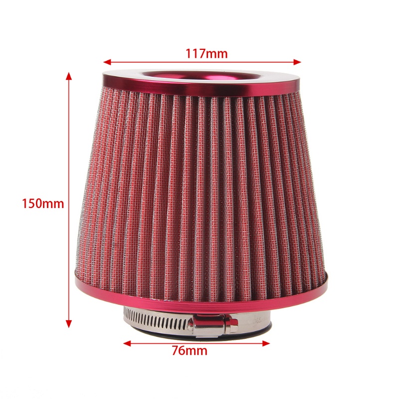 Lưới Lọc Thay Thế Thông Dụng Hình Nón 76mm 6 Inch Cho Xe Hơi