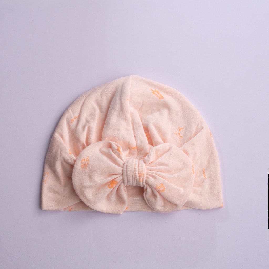 Băng đô bé gái TURBAN mũ cho bé hình nơ dễ thương chất liệu cotton nhiều màu sắc - sp 11