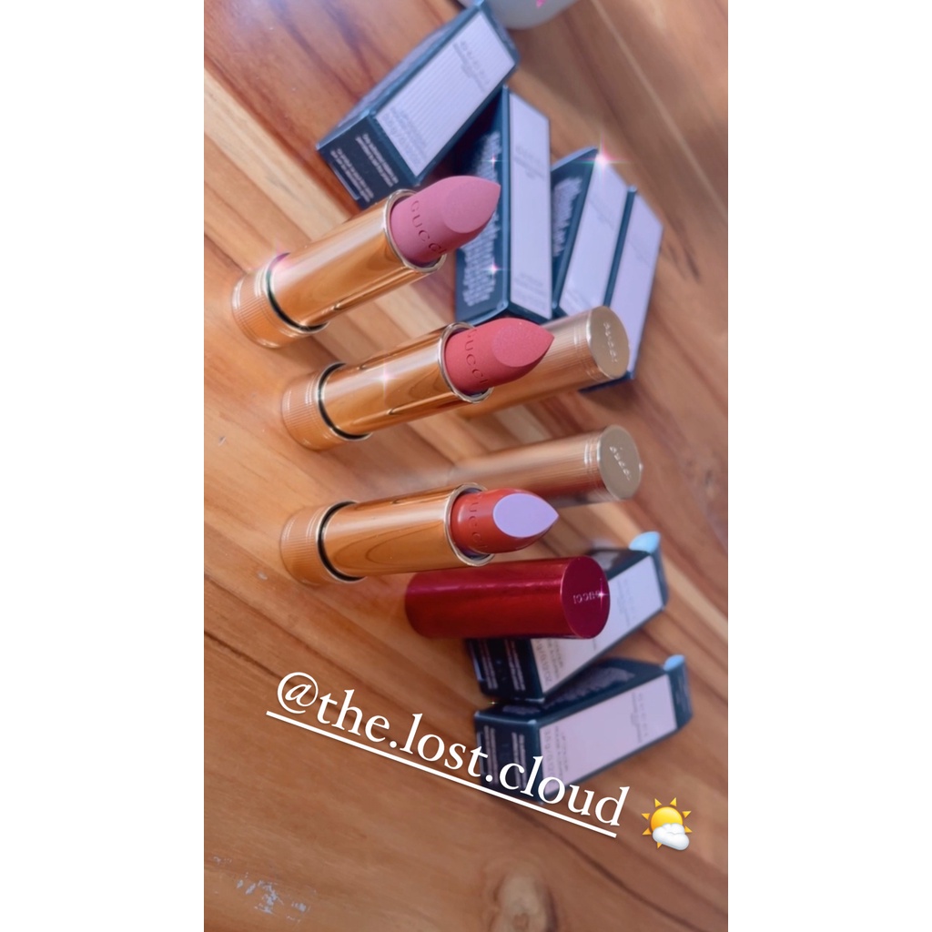 Son Gucci CHÍNH HÃNG Rouge À Lèvres Mat 208, 505 sẵn