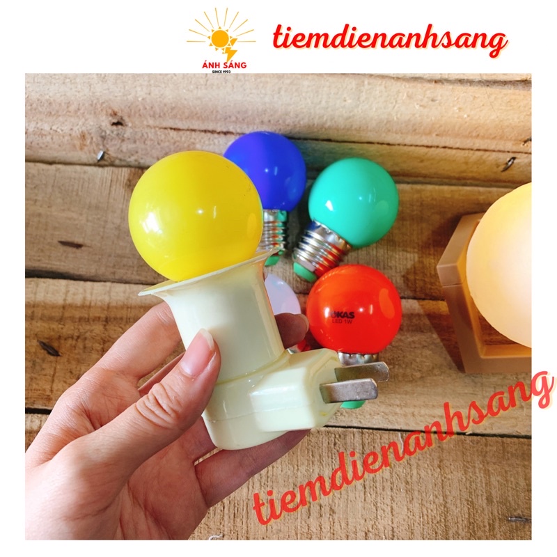 Bóng đèn led SOPOKA 1W + đuôi đèn liền phích công tắc
