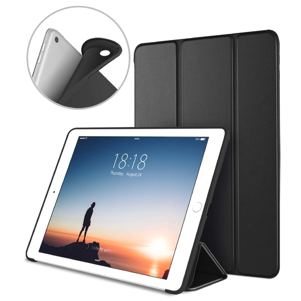 Bao Da Máy Tính Bảng Silicon Mềm Tự Động Tắt Màn Hình Thông Minh Cho Ipad 2017 / 18 9.7 Air Mini 2 3 4 5 10.5 Ốp