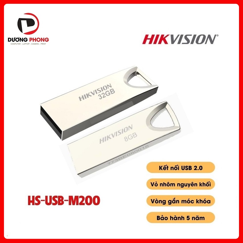 USB Hikvision 32GU Disk HS-USB-M200 2.0 - BH 60Tháng