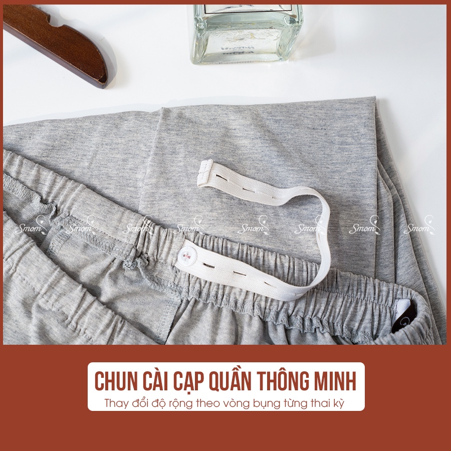 Đồ Bầu Sau Sinh 2022 Chất Liệu Cotton Co Giãn Thoải Mái SMOM Mã SM26