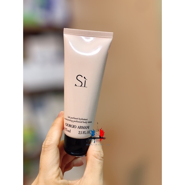 Dưỡng thể Giorgio Armani Sì Perfumed Body Lotion 75ml unbox sẵn hàng