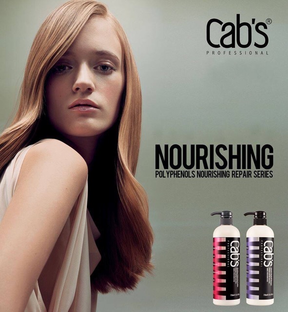 Bộ dầu gội xả cao cấp CAB'S 750ml siêu phục hồi, lưu hương 2 ngày, giữ màu và làm mượt tóc