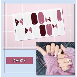 Set 14 Sticker Dán Móng, Nhãn Dán Móng Dễ Thương 💖💖💖