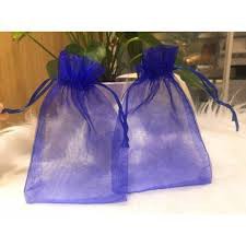 Sỉ 10 túi voan lụa lưới rút dây ruy băng  đựng quà tặng, trang sức, hạt thơm size 25*35 cm đủ màu