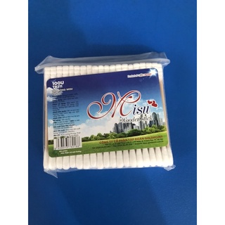 Tăm bông thân gỗ Misu 100 que