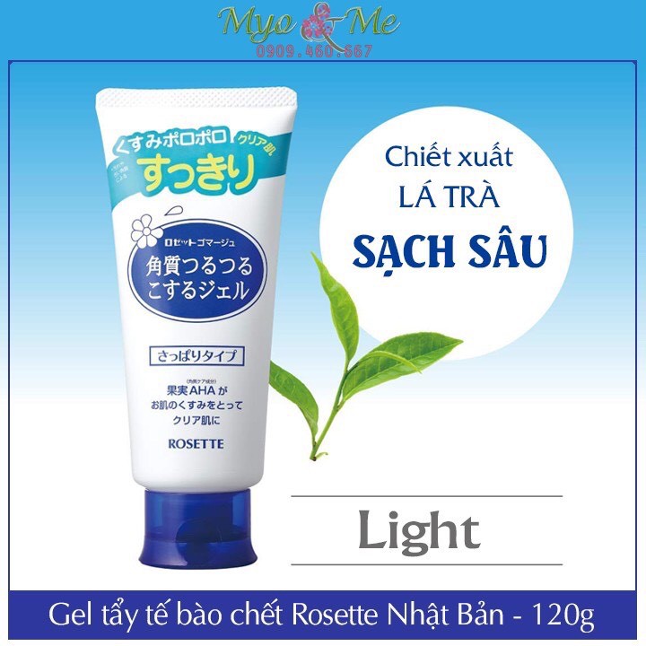 GEL TẨY TẾ BÀO CHẾT DÀNH CHO MỌI LOẠI DA ROSETTE GOMMAGE PEELING GEL 120G-OTOKE