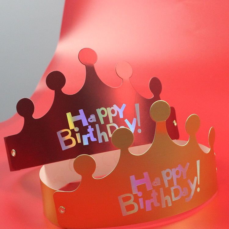 (Spot) Mũ Sinh Nhật Có Thể Gấp Lại Được Gói Riêng Biệt Mũ Sinh Nhật Chất Lượng Cao Cho Trẻ Em Người Lớn