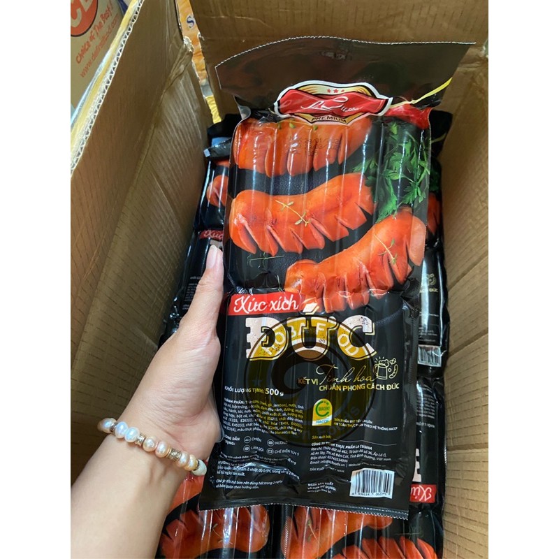 Xúc xích đức vị sả 500g - 10cây