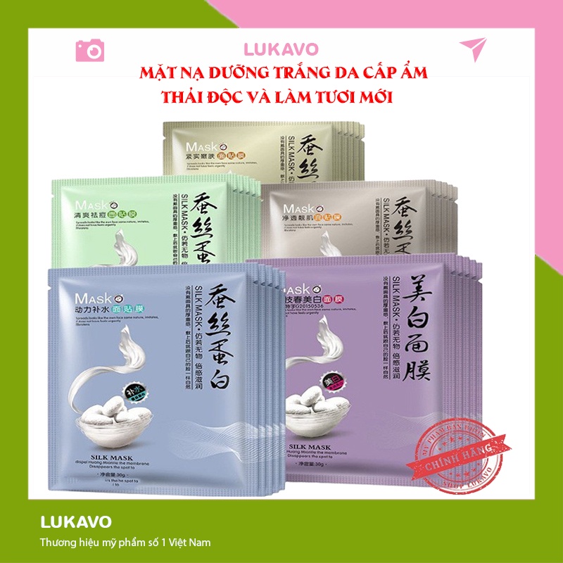 Mặt nạ dưỡng trắng da cấp ẩm,thải độc và làm tươi mới da nội địa CS28