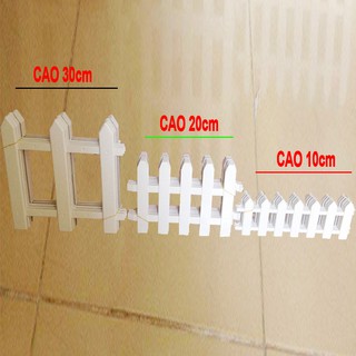 HÀNG RÀO NHỰA TRANG TRÍ cao 30CM
