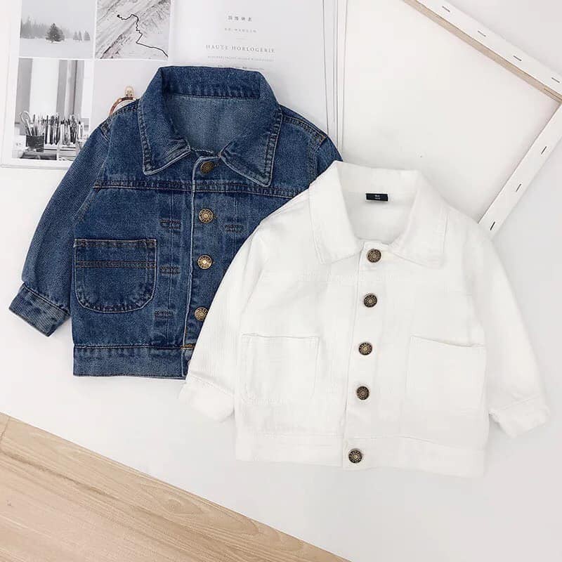 Áo khoác bò hình Mặt Cún cho bé 10-21kg