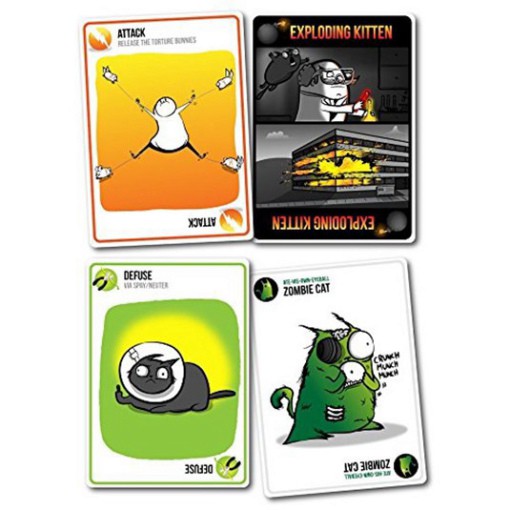 Thẻ bài Mèo nổ đen Exploding Kittens NSFW Deck - Phiên bản Black Limited 18