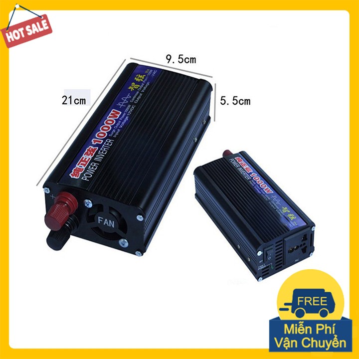 Bộ Kích Điện Ắc Quy 24V Lên 220V Sin Chuẩn 1000W Sóng Tinh Khiết