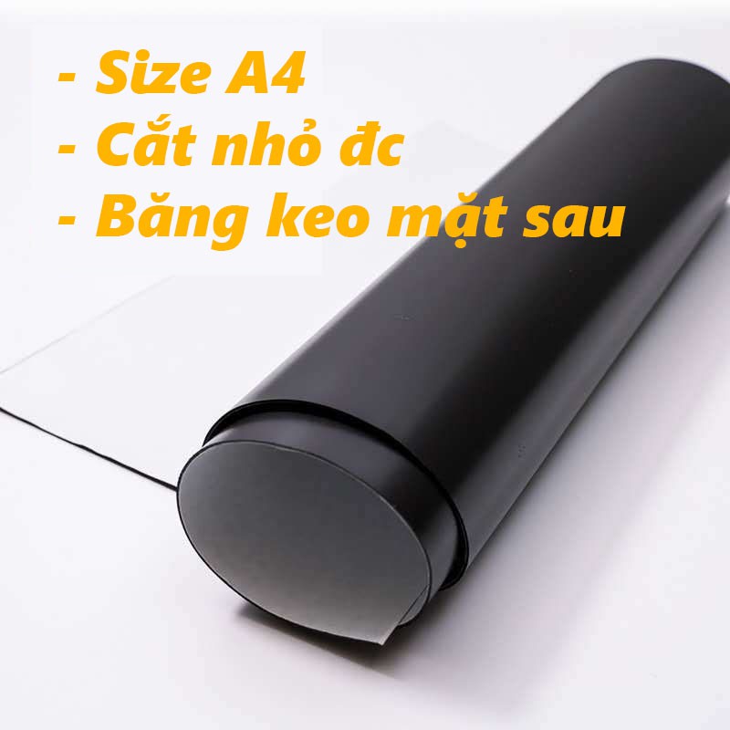 Nam châm dẻo A4 có keo hai mặt