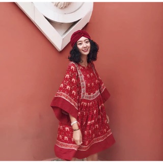Đầm Boho đỏ