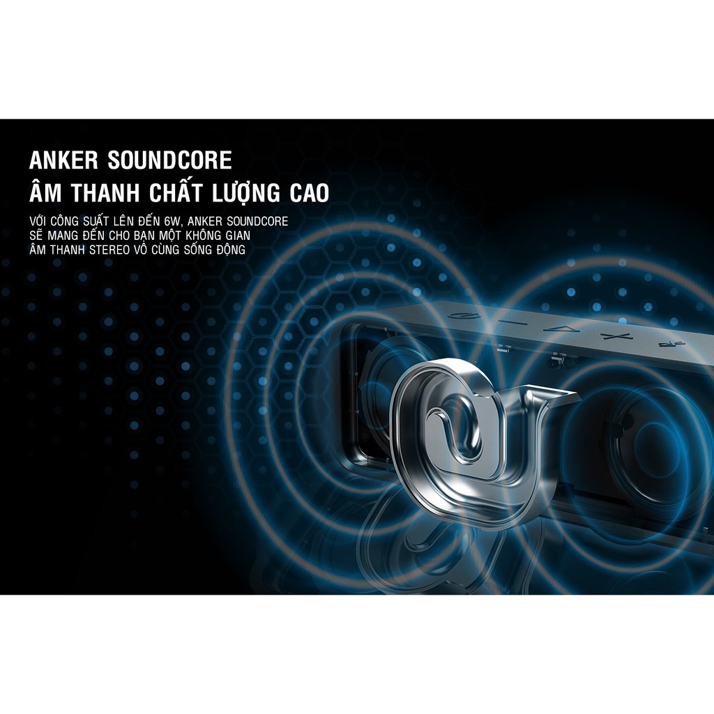 Loa Bluetooth Anker SoundCore 6W - A3102 - Hàng Chính Hãng