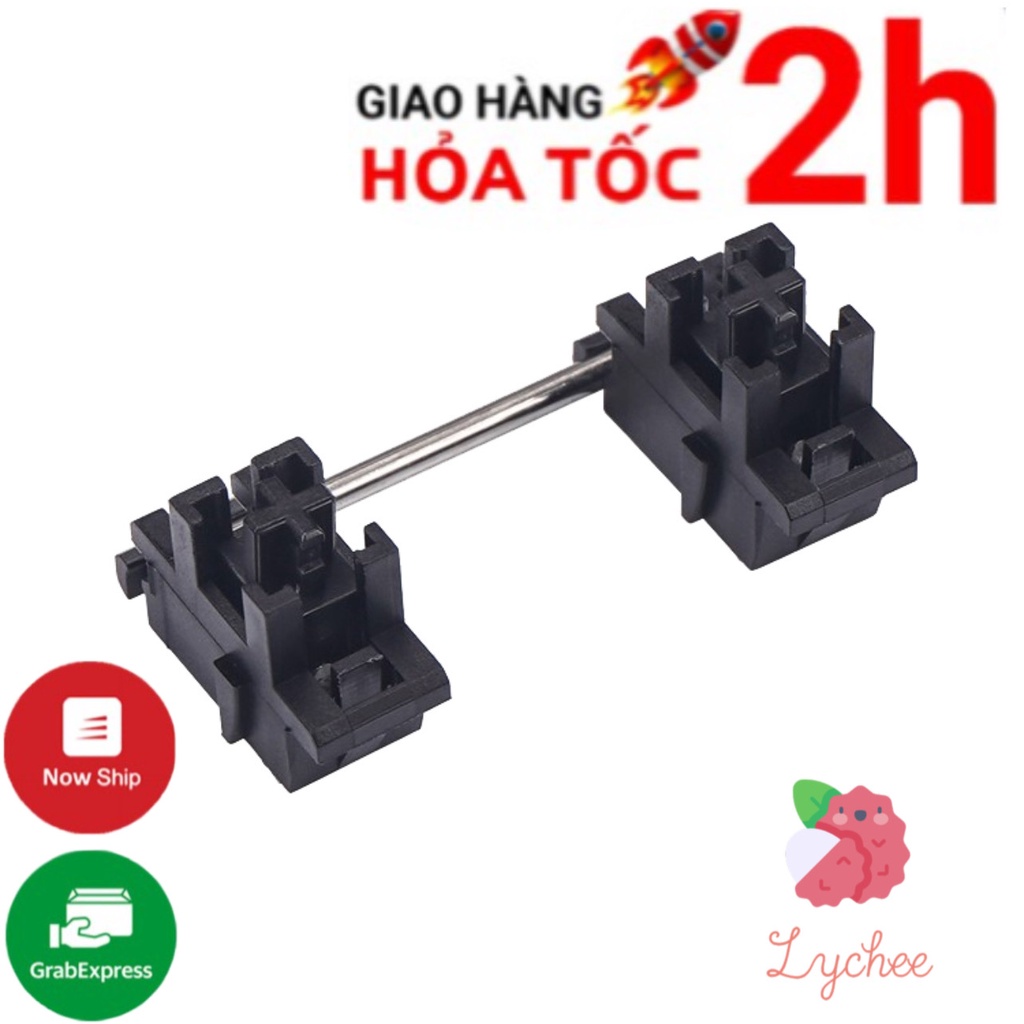 Bộ Stab cân bằng Stabilizer Cherry Genuine Plate Mount cho bàn phím cơ