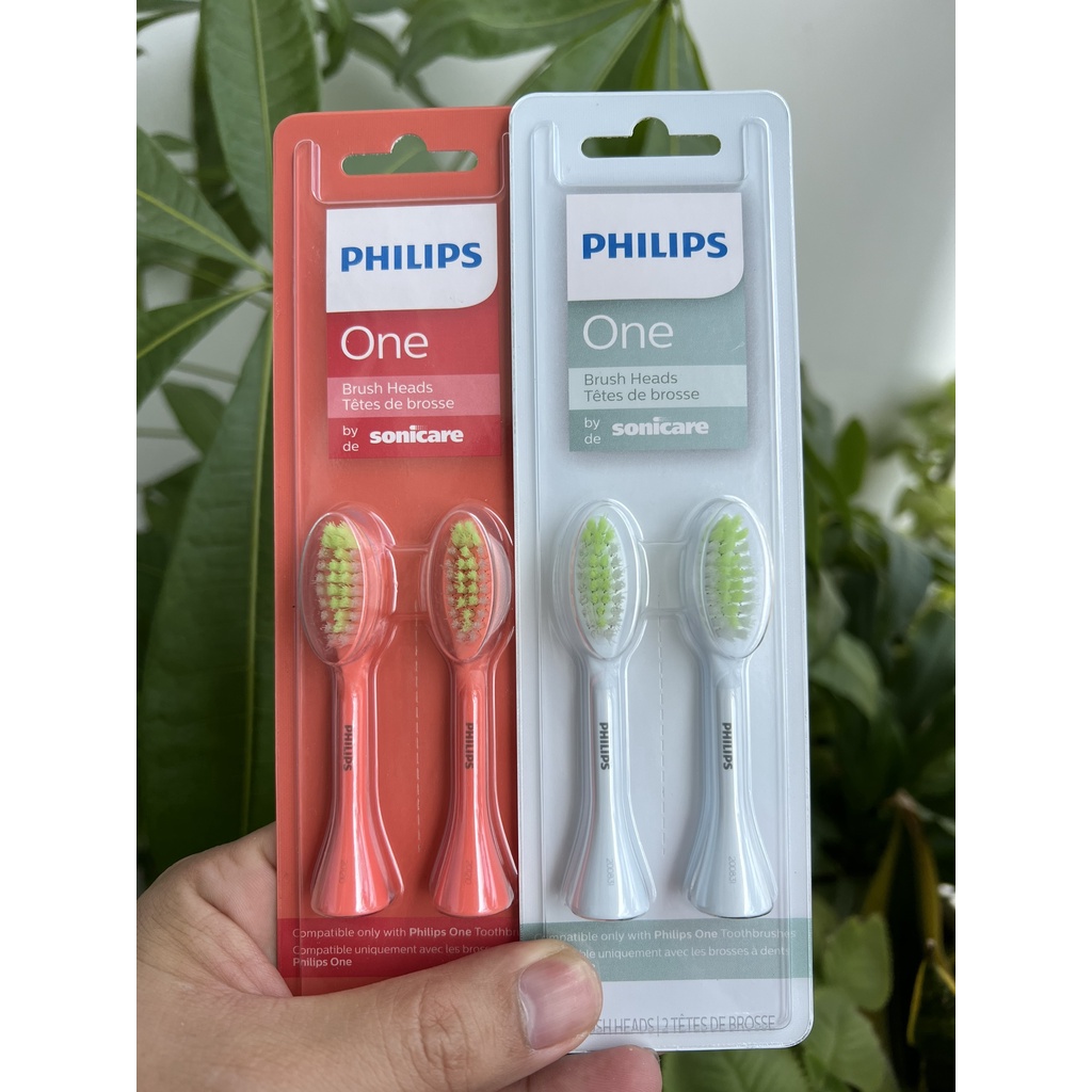 Đầu bàn chải thay thế bàn chải điện Philips One Soniccare BH1022, vỉ 2 cái