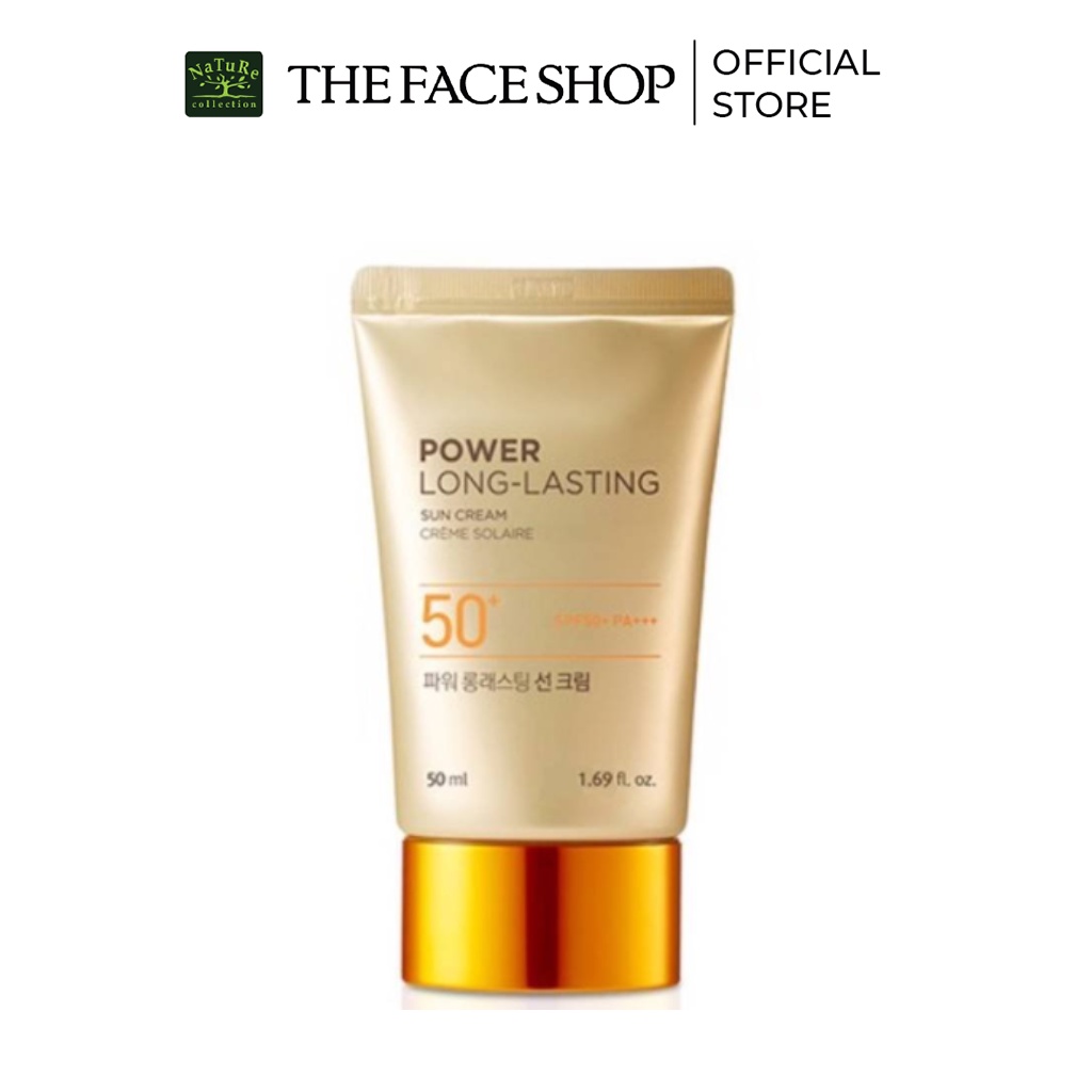 [Mã COSTFS2104 -10% đơn 400K] Kem chống nắng đa năng TheFaceShop Natural SunEco Power LongLasting Sun CreamSPF50+ 50ml