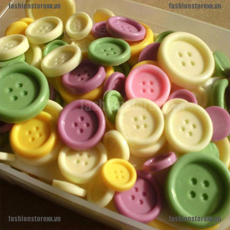 1 Khuôn Silicone Làm Bánh Hình Nút Áo Độc Đáo