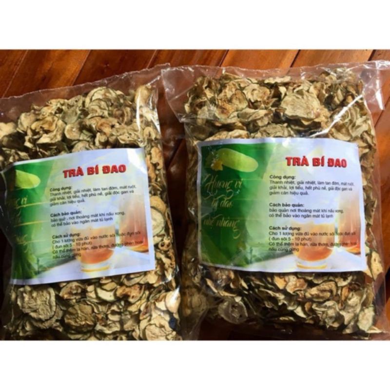 500G TRÀ BÍ ĐAO SẤY KHÔ THƠM NGON THANH NHIỆT, MÁT GAN, GIẢI ĐỘC