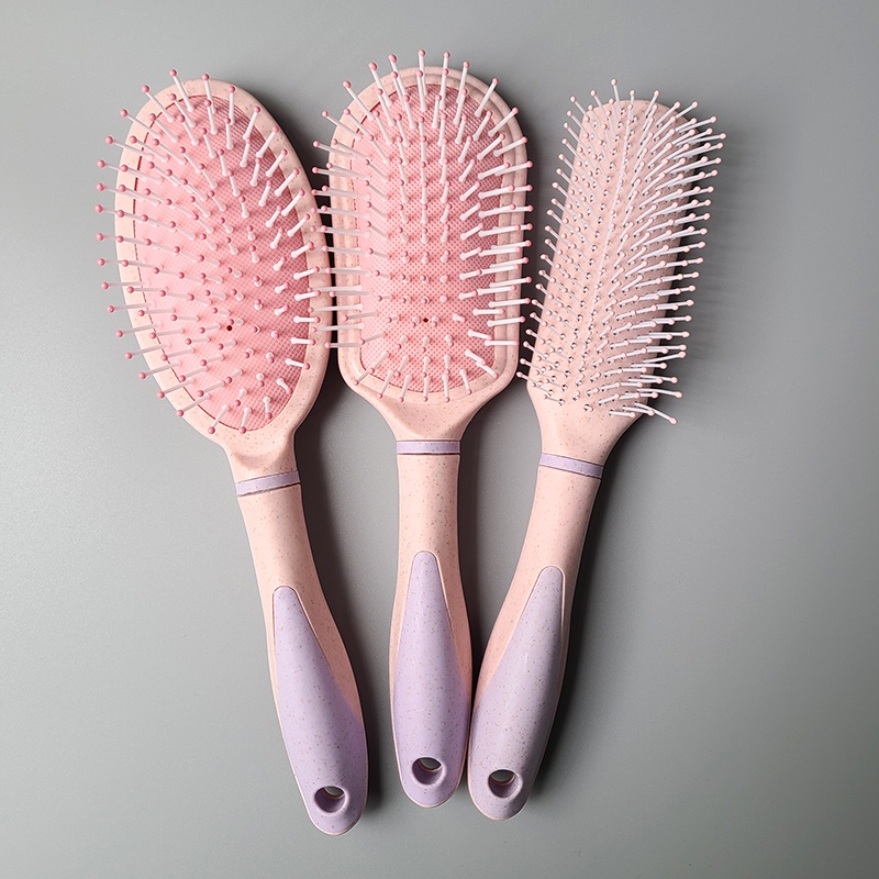 Set 3 Lược Chải Tóc Túi Khí Mát Xa Da Đầu Chống Tĩnh Điện Tiện Dụng Cho Gia Đình