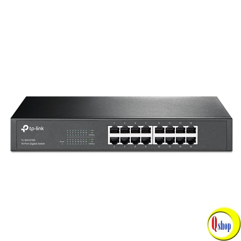 Bộ chia mạng 16 cổng Gigabit TP-Link TL-SG1016D vỏ thép - Chính hãng