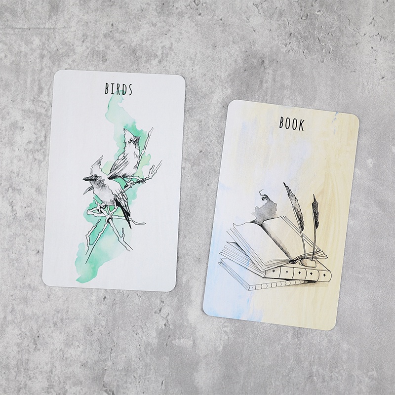 Scrying Ink Lenormand Deck Oracle Bộ Thẻ Trò Chơi Oracle Vui Nhộn