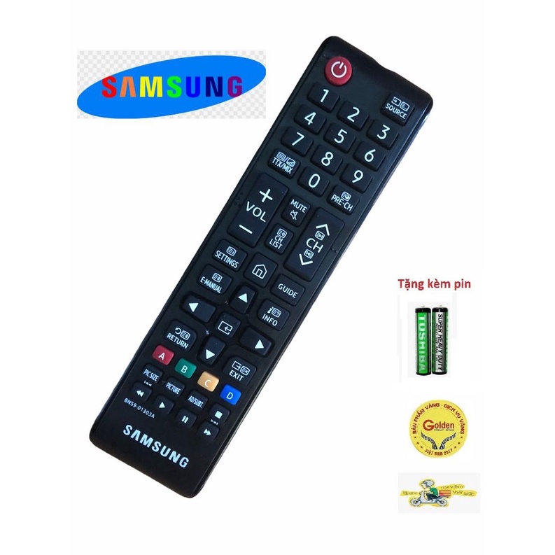 Điều khiển tivi samsung BN59-01303A smart internet zin theo máy nút vào mạng hình ngôi nhà - Tặng kèm pin