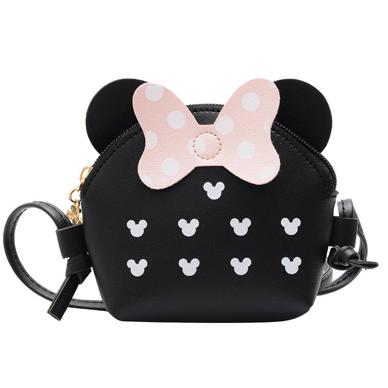 Túi đeo chéo mini Fuha thời trang hình Mickey cho bé cá tính phong cách công chúa dễ thương
