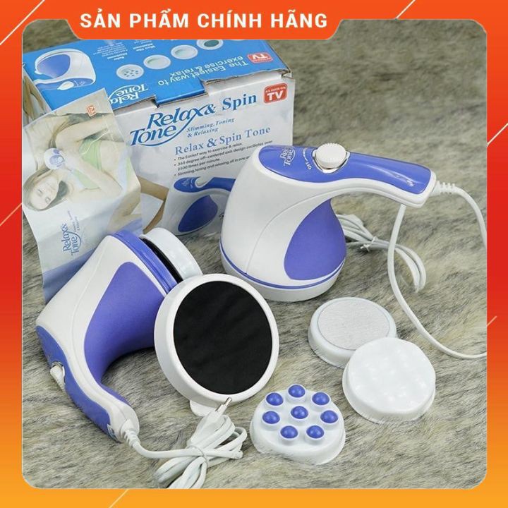 [HÀNG LOẠI 1] Máy Massage Cầm Tay Relax & Spin Tone 5 Đầu A781