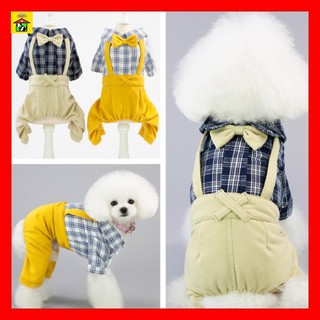 🏅 Quần Áo Chó Mèo Thú Cưng 4 Chân Thu Đông Cao Cấp