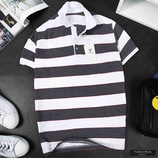 Áo Polo Kẻ Ngang POLIDO Chất Liệu Cotton Mỏng, Thấm Hút Thoáng Khí, Không Bai Dão