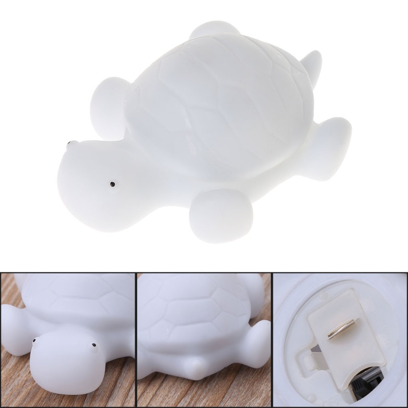 Đèn ngủ hình con rùa 7 màu