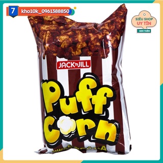 1 gói snack bắp puff corn jack & jill vị chocolate: 1 gói