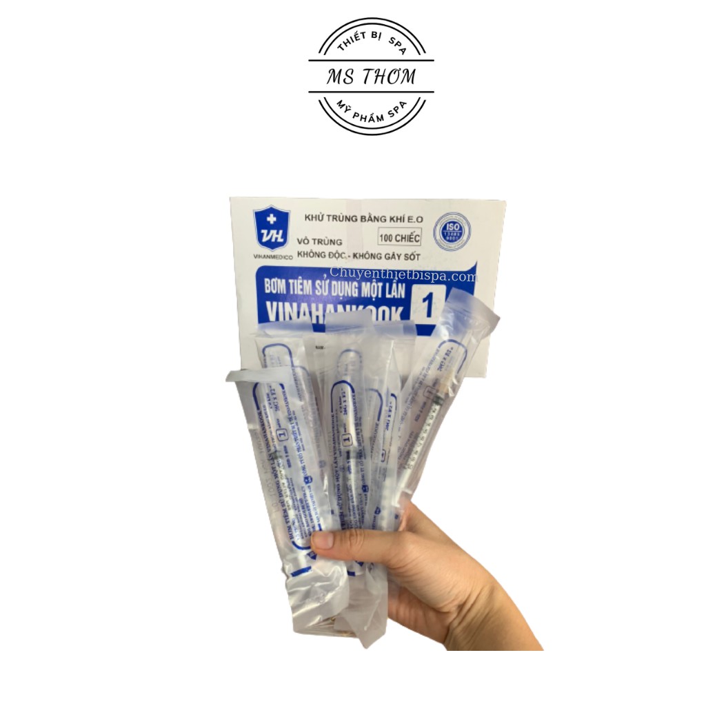 Kim tiêm vinahankook 1cc/ml (Hộp 100 cây) hàng Việt Nam
