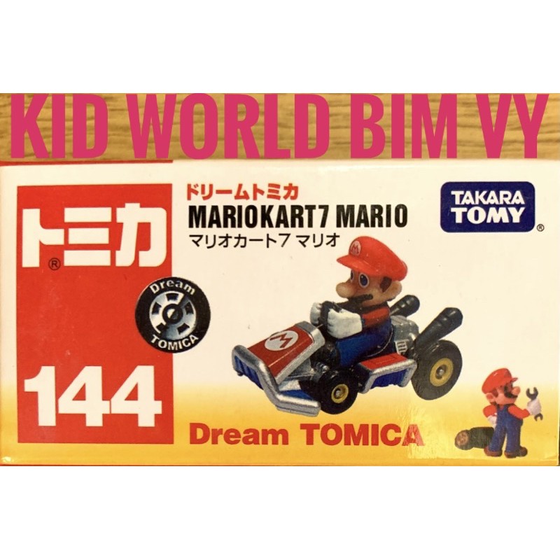 Xe mô hình Tomica Box Mariokart7 Mario. Made in China. MS: 679.