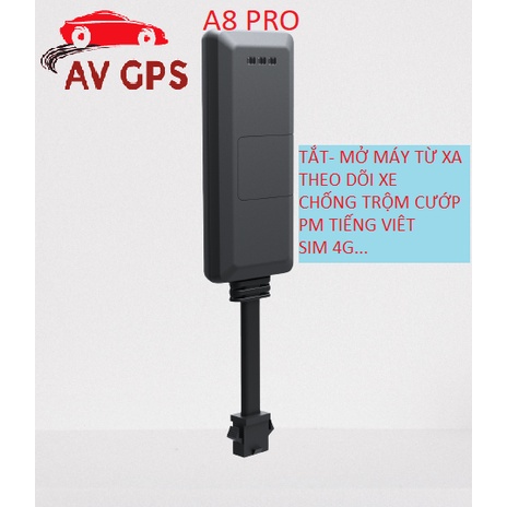 □♞"RẺ NHẤT SHOPEE" Định vị GPS xe máy, ô tô A8 Pro chính xác cao - Phần mềm tiếng Việt Tắt mở máy từ xa