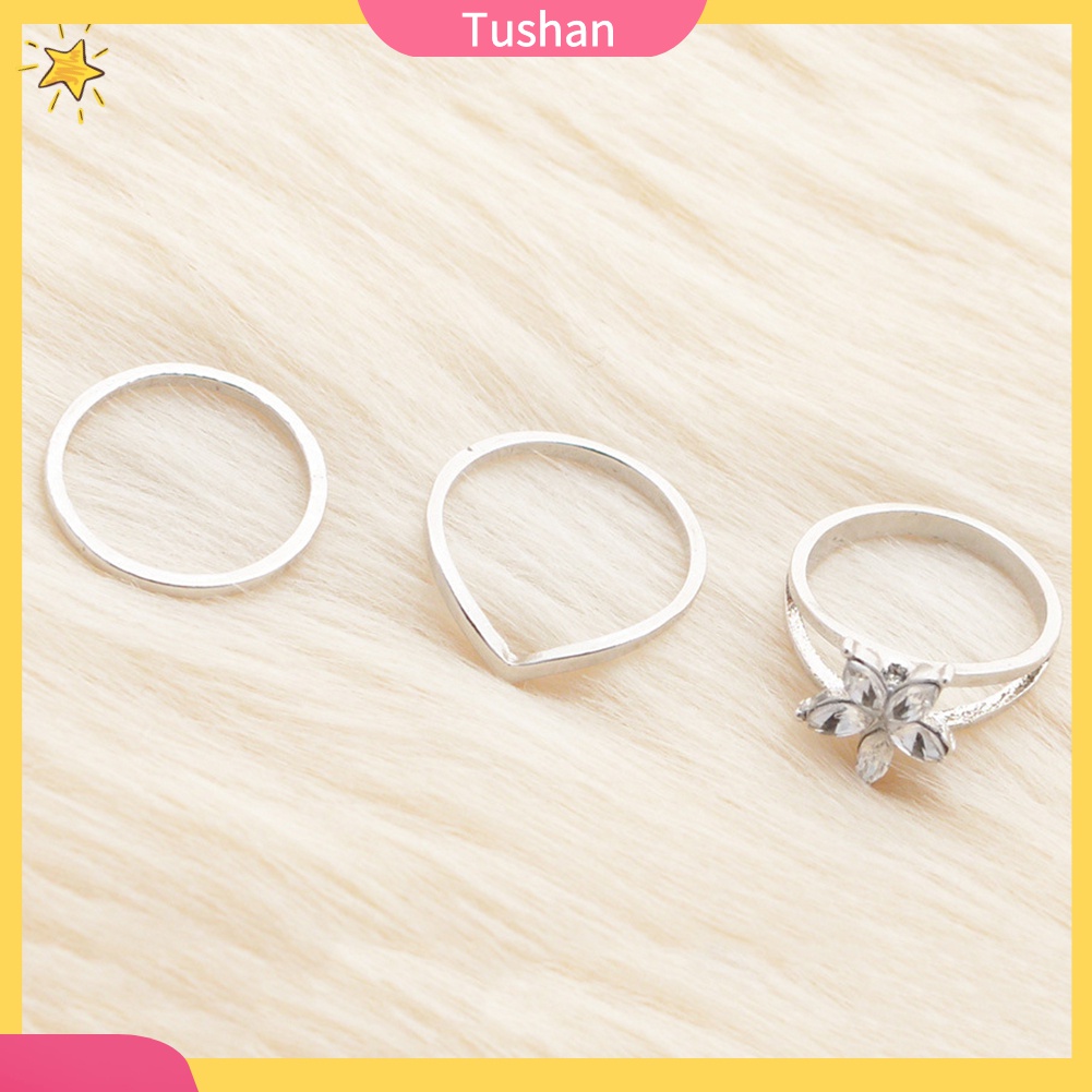 Set 3 Nhẫn Đeo Ngón Chân Phong Cách Retro