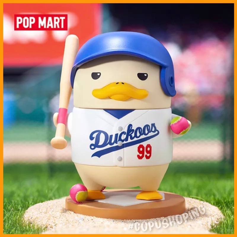 Mô hình chú vịt DUCKOO Ball Club Series phiên bản Đội bóng chày Pop Mart