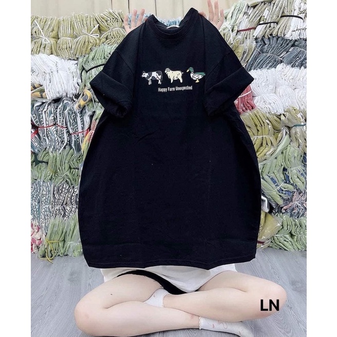 Áo Thun Cotton Form Rộng Tay Lỡ Oversize Nam Nữ In Hình M3CV