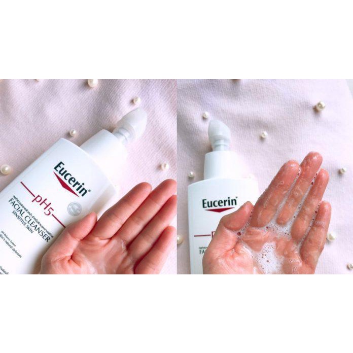 Sữa rửa mặt cho da nhạy cảm Eucerin pH5 Facial Cleanser 400ml