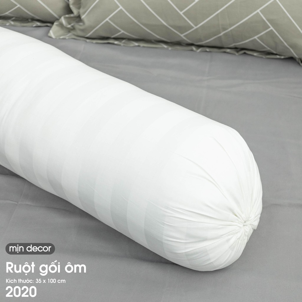 Ruột gối ôm cotton, ruột gối ôm 35x110 cm mềm mại thoáng mát Mịn Decor